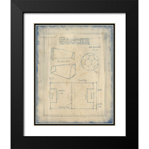 All About the Game IV Black Modern Wood Framed Art Print with Double Matting by Harper, Ethan