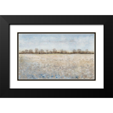 Grazing Land II Black Modern Wood Framed Art Print with Double Matting by OToole, Tim