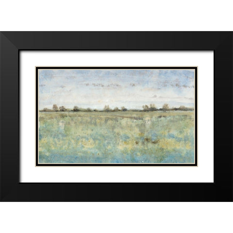 Grazing Land III Black Modern Wood Framed Art Print with Double Matting by OToole, Tim