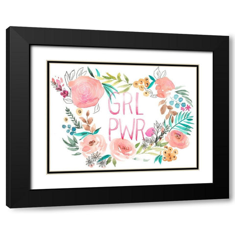 Boss Babe II Black Modern Wood Framed Art Print with Double Matting by Parker, Jennifer Paxton