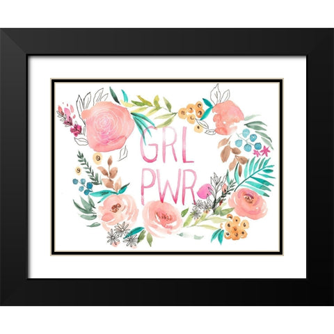 Boss Babe II Black Modern Wood Framed Art Print with Double Matting by Parker, Jennifer Paxton