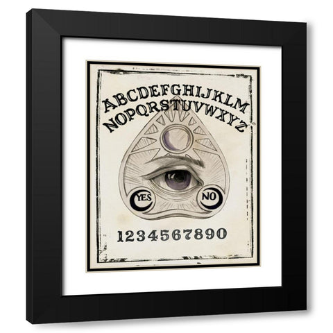 Mystical I Black Modern Wood Framed Art Print with Double Matting by Parker, Jennifer Paxton