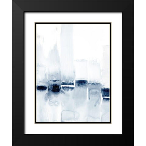 City Across the Water I Black Modern Wood Framed Art Print with Double Matting by Harper, Ethan