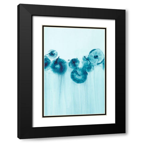 Abstract Wildflowers III Black Modern Wood Framed Art Print with Double Matting by Harper, Ethan