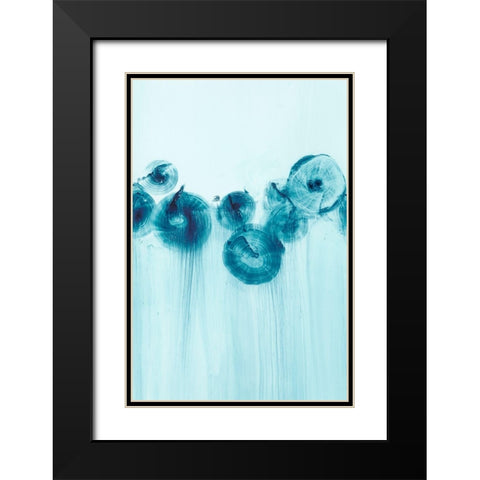 Abstract Wildflowers III Black Modern Wood Framed Art Print with Double Matting by Harper, Ethan