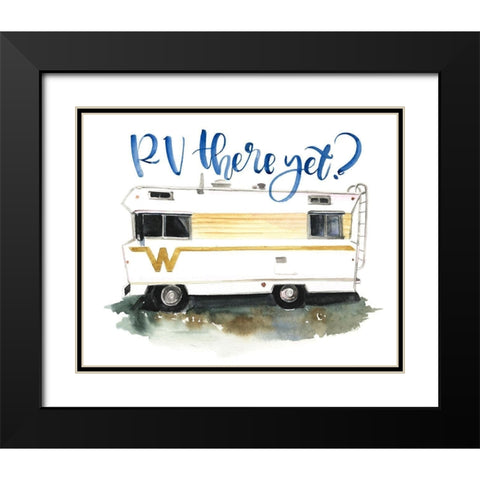 Summer Vacation II Black Modern Wood Framed Art Print with Double Matting by Parker, Jennifer Paxton
