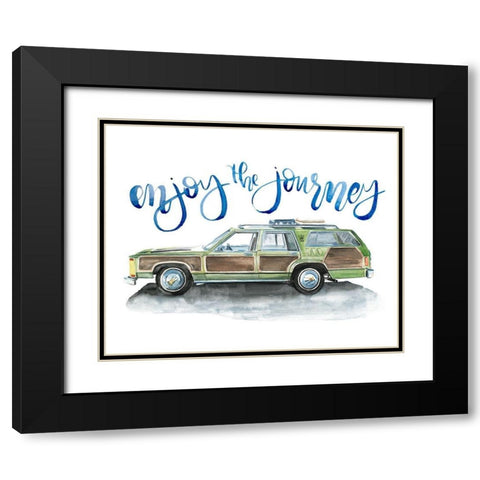 Summer Vacation IV Black Modern Wood Framed Art Print with Double Matting by Parker, Jennifer Paxton
