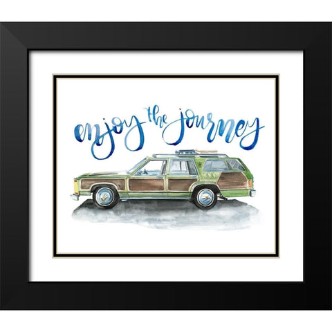 Summer Vacation IV Black Modern Wood Framed Art Print with Double Matting by Parker, Jennifer Paxton