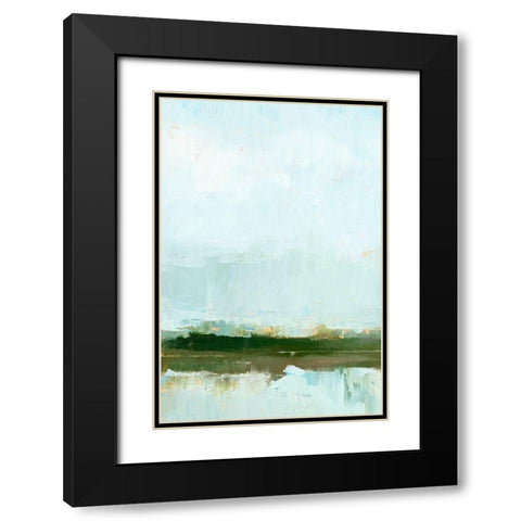Wetland Horizon I Black Modern Wood Framed Art Print with Double Matting by Harper, Ethan