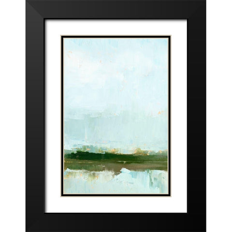 Wetland Horizon I Black Modern Wood Framed Art Print with Double Matting by Harper, Ethan