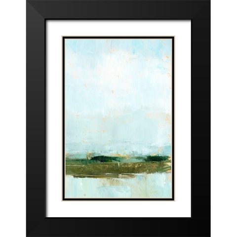 Wetland Horizon II Black Modern Wood Framed Art Print with Double Matting by Harper, Ethan