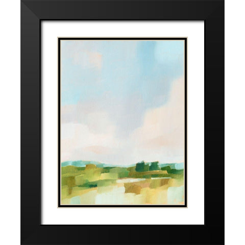 Spring Skies I Black Modern Wood Framed Art Print with Double Matting by Harper, Ethan