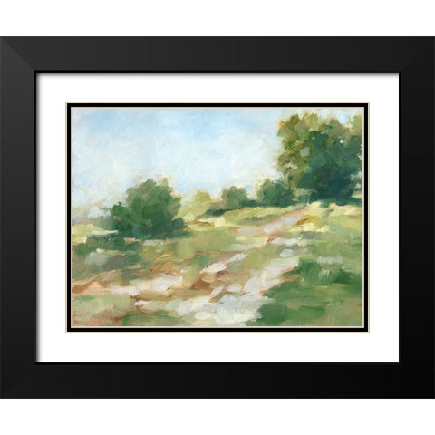 Beaten Path II Black Modern Wood Framed Art Print with Double Matting by Harper, Ethan