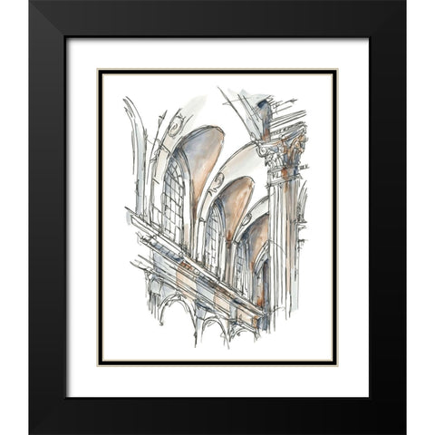 Plein Air Interior Study I Black Modern Wood Framed Art Print with Double Matting by Harper, Ethan