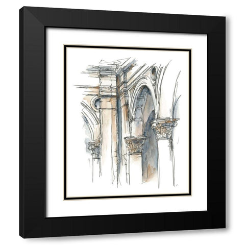 Plein Air Interior Study II Black Modern Wood Framed Art Print with Double Matting by Harper, Ethan