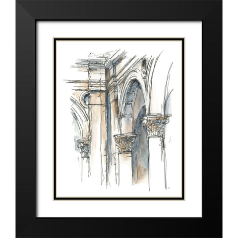Plein Air Interior Study II Black Modern Wood Framed Art Print with Double Matting by Harper, Ethan