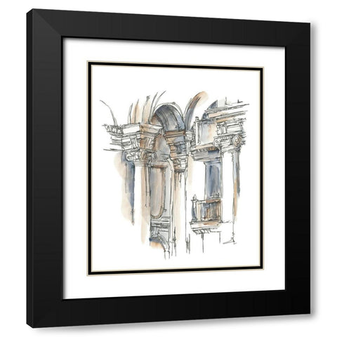 Plein Air Interior Study III Black Modern Wood Framed Art Print with Double Matting by Harper, Ethan