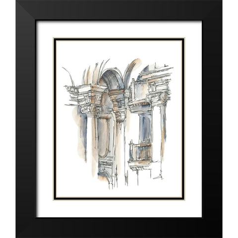 Plein Air Interior Study III Black Modern Wood Framed Art Print with Double Matting by Harper, Ethan