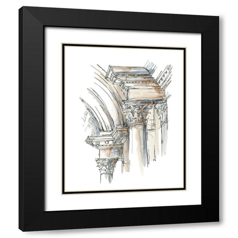 Plein Air Interior Study IV Black Modern Wood Framed Art Print with Double Matting by Harper, Ethan