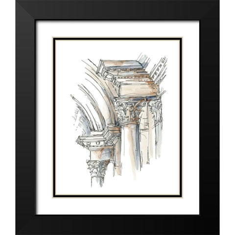 Plein Air Interior Study IV Black Modern Wood Framed Art Print with Double Matting by Harper, Ethan