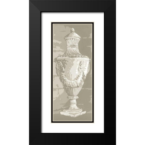 Graphic Urn II Black Modern Wood Framed Art Print with Double Matting by Harper, Ethan