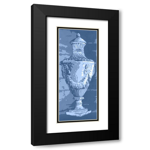 Graphic Urn IV Black Modern Wood Framed Art Print with Double Matting by Harper, Ethan