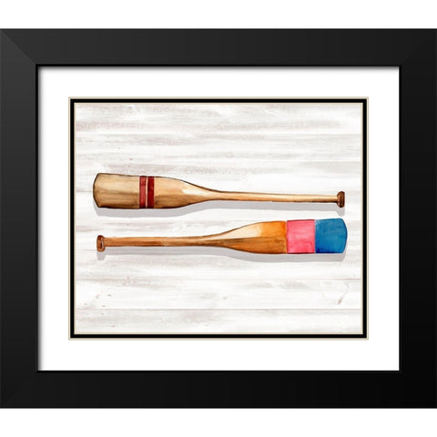 Crew Legacy I Black Modern Wood Framed Art Print with Double Matting by Parker, Jennifer Paxton