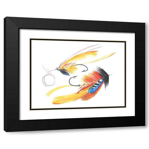 Lure I Black Modern Wood Framed Art Print with Double Matting by Parker, Jennifer Paxton