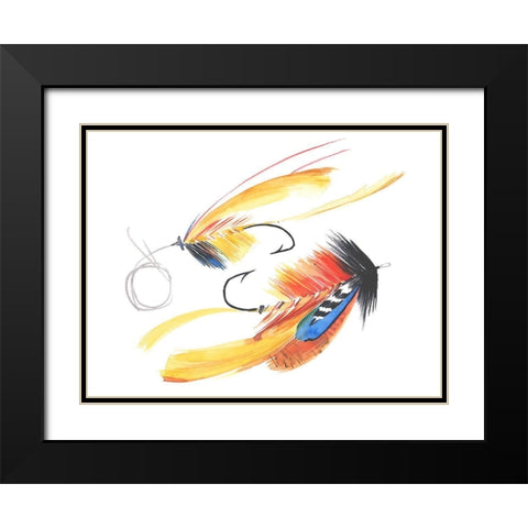 Lure I Black Modern Wood Framed Art Print with Double Matting by Parker, Jennifer Paxton