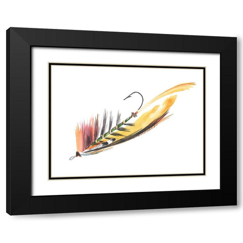 Lure II Black Modern Wood Framed Art Print with Double Matting by Parker, Jennifer Paxton