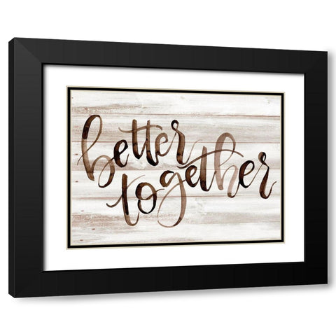 Farmhouse Be-s I Black Modern Wood Framed Art Print with Double Matting by Parker, Jennifer Paxton