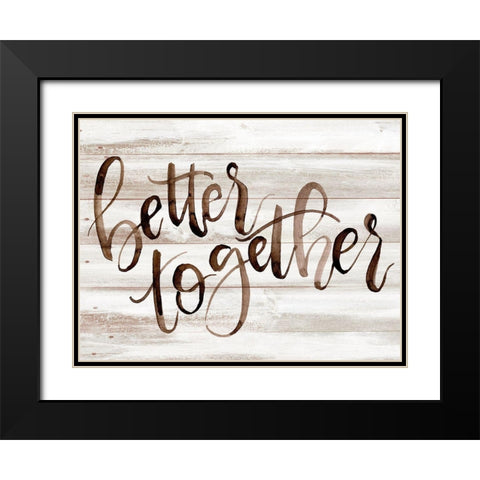 Farmhouse Be-s I Black Modern Wood Framed Art Print with Double Matting by Parker, Jennifer Paxton
