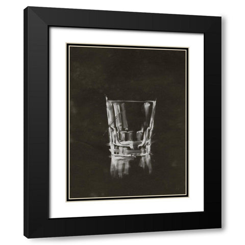 Crystal Barware VI Black Modern Wood Framed Art Print with Double Matting by Harper, Ethan
