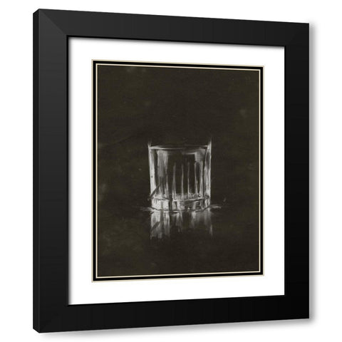 Crystal Barware VII Black Modern Wood Framed Art Print with Double Matting by Harper, Ethan