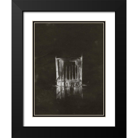 Crystal Barware VII Black Modern Wood Framed Art Print with Double Matting by Harper, Ethan