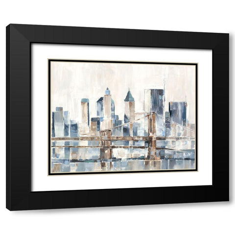 Blue Hour I Black Modern Wood Framed Art Print with Double Matting by Harper, Ethan