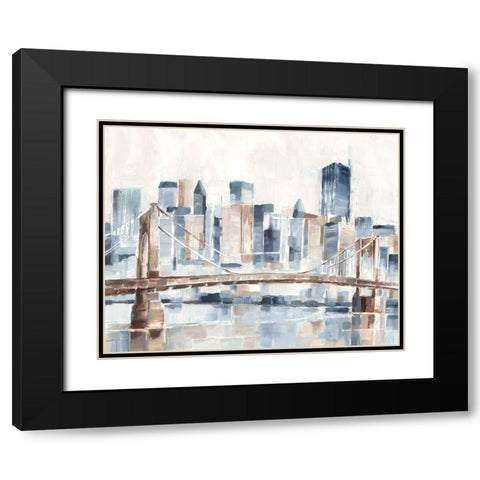 Blue Hour II Black Modern Wood Framed Art Print with Double Matting by Harper, Ethan