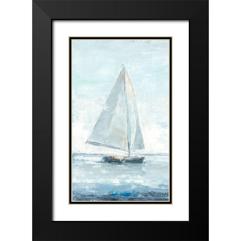 Sailors Delight II Black Modern Wood Framed Art Print with Double Matting by Harper, Ethan