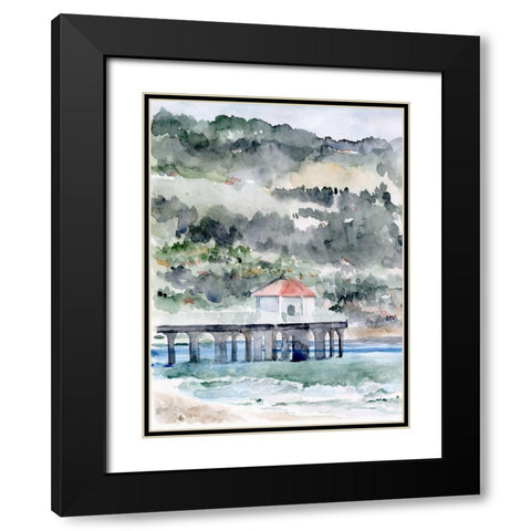 Palos Verdes I Black Modern Wood Framed Art Print with Double Matting by Parker, Jennifer Paxton