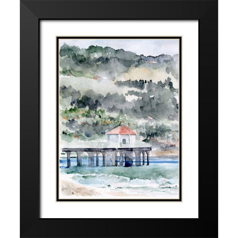 Palos Verdes I Black Modern Wood Framed Art Print with Double Matting by Parker, Jennifer Paxton
