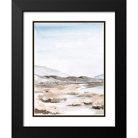Salt Lake Reflections I Black Modern Wood Framed Art Print with Double Matting by Parker, Jennifer Paxton