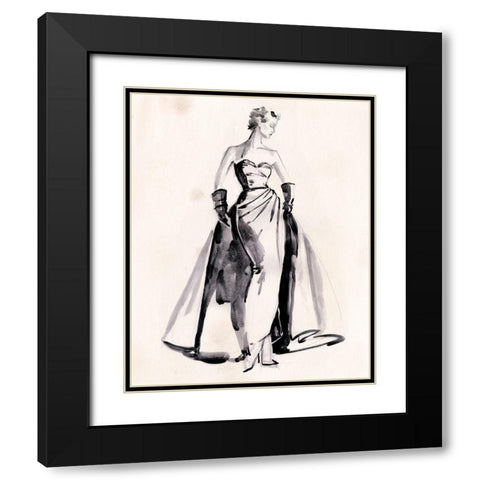 The Winning Look I Black Modern Wood Framed Art Print with Double Matting by Parker, Jennifer Paxton