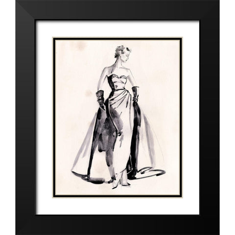 The Winning Look I Black Modern Wood Framed Art Print with Double Matting by Parker, Jennifer Paxton