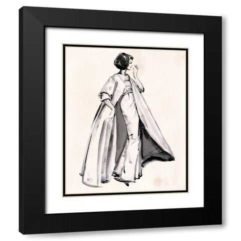 The Winning Look II Black Modern Wood Framed Art Print with Double Matting by Parker, Jennifer Paxton