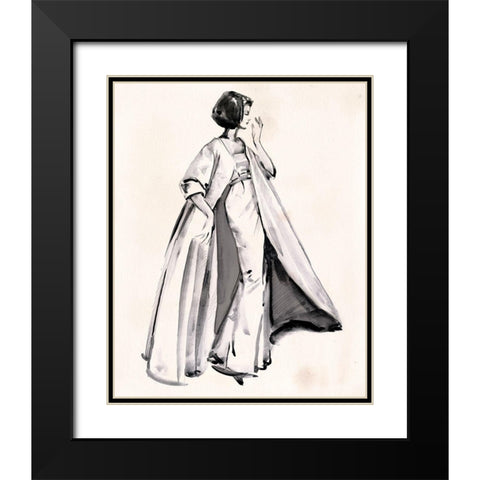 The Winning Look II Black Modern Wood Framed Art Print with Double Matting by Parker, Jennifer Paxton