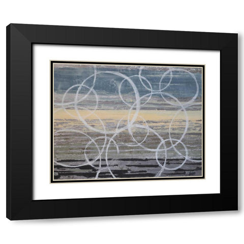 Coin Toss I Black Modern Wood Framed Art Print with Double Matting by Avondet, Natalie