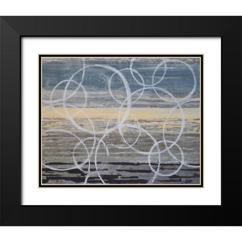 Coin Toss I Black Modern Wood Framed Art Print with Double Matting by Avondet, Natalie