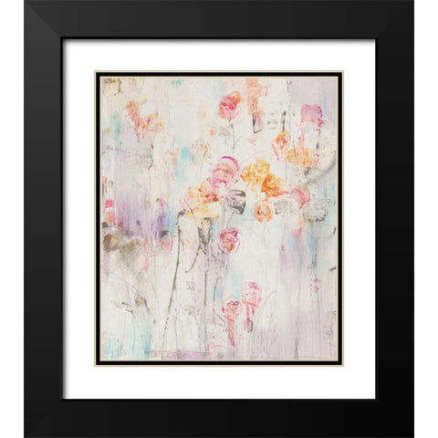 Spotted Garden I Black Modern Wood Framed Art Print with Double Matting by OToole, Tim