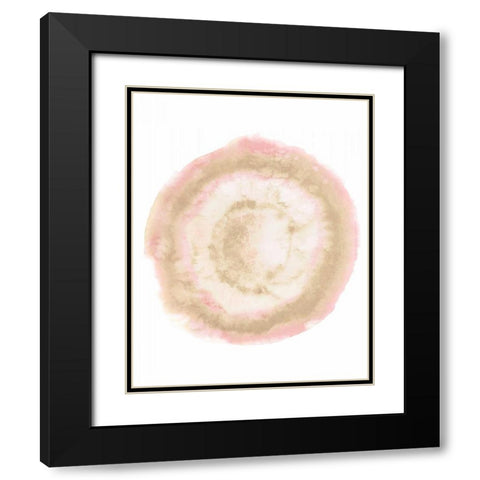 Custom Radiant Geode II Black Modern Wood Framed Art Print with Double Matting by McCavitt, Naomi