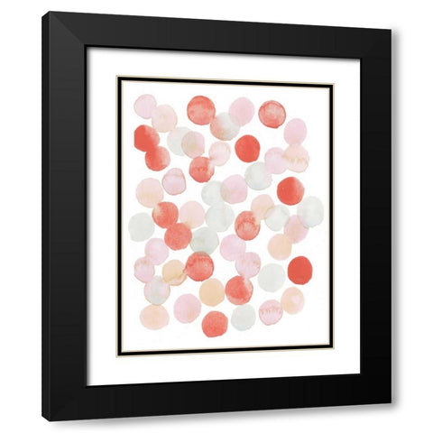 Candy Pattern I Black Modern Wood Framed Art Print with Double Matting by Popp, Grace